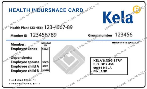 Finland health insurance card